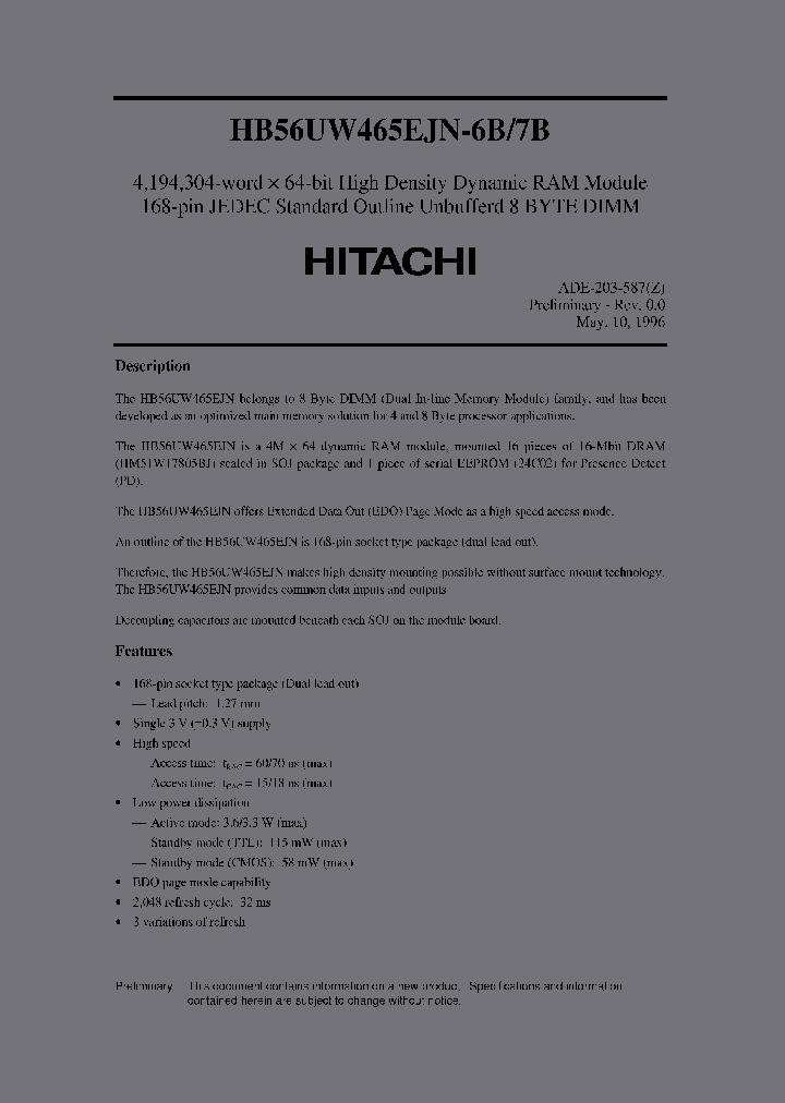 HB56UW465EJN-7B_2840680.PDF Datasheet
