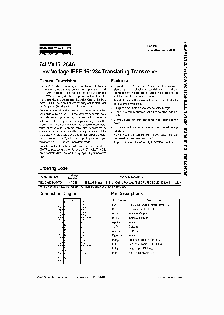 74LVX161284AMTDX_2846989.PDF Datasheet
