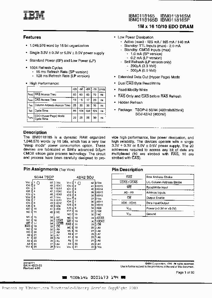 IBM0118165J3-70_2851243.PDF Datasheet