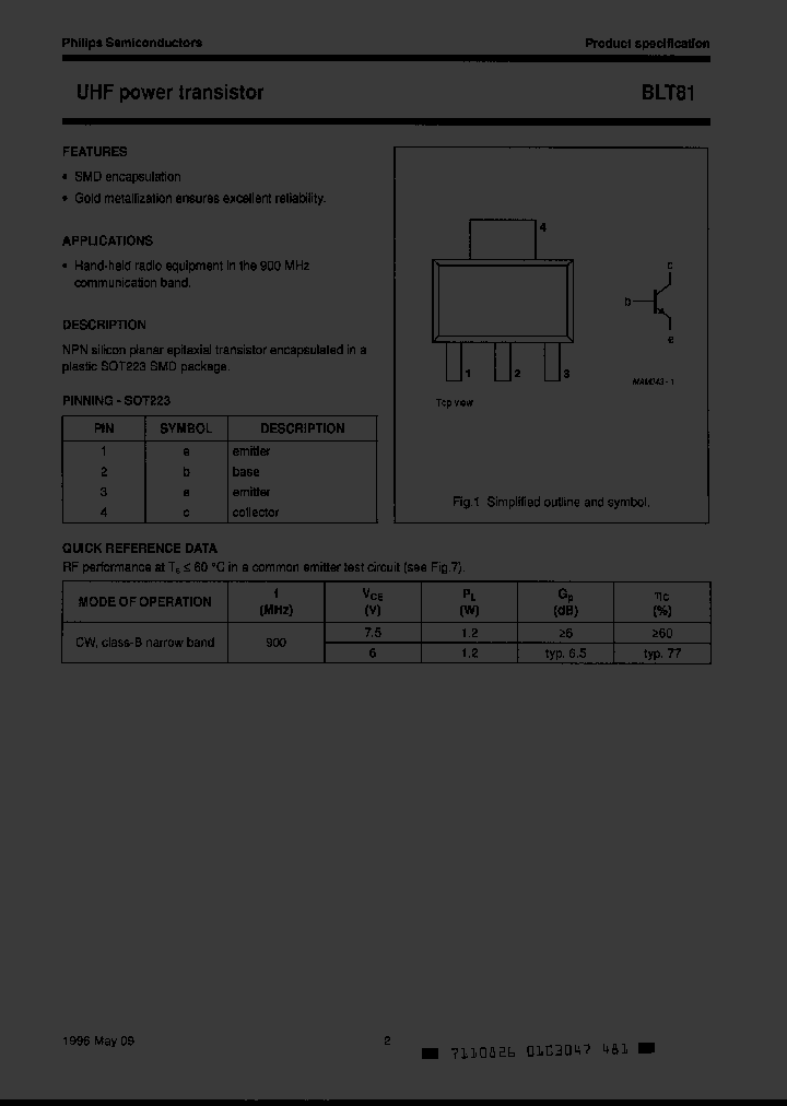 BLT81TR_2883481.PDF Datasheet