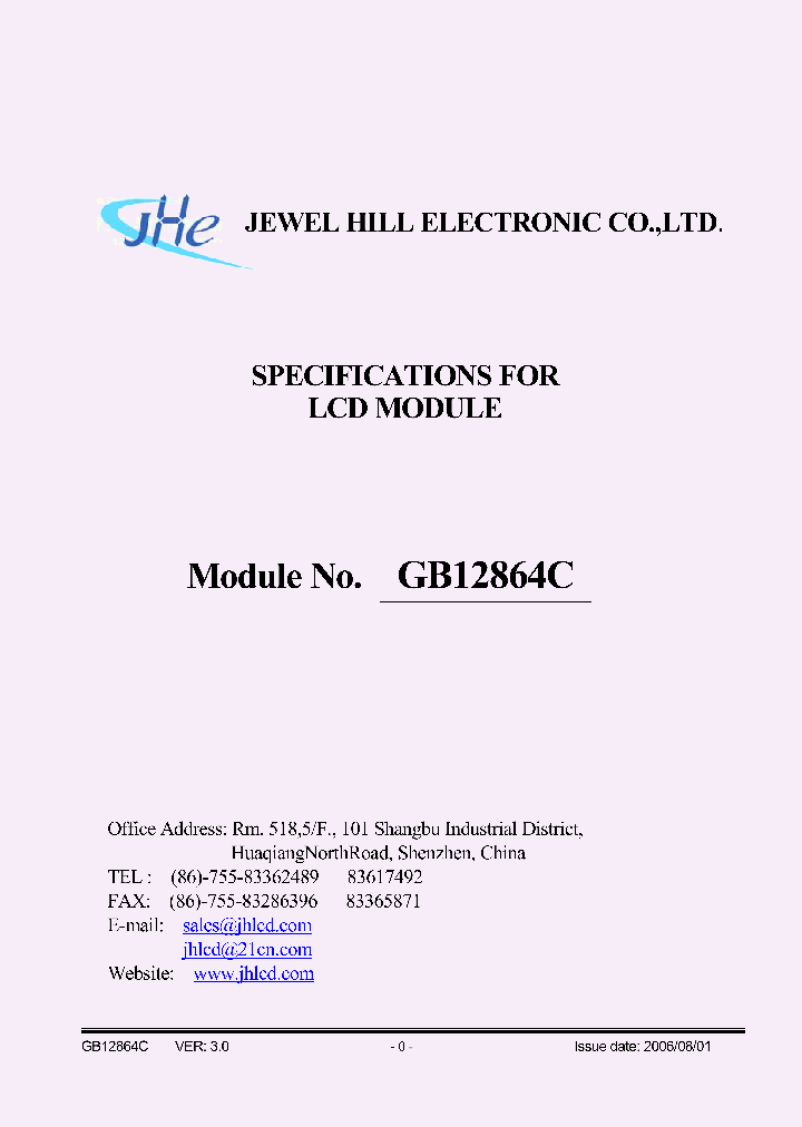 GB12864CSGBBMUB-V01_2901652.PDF Datasheet