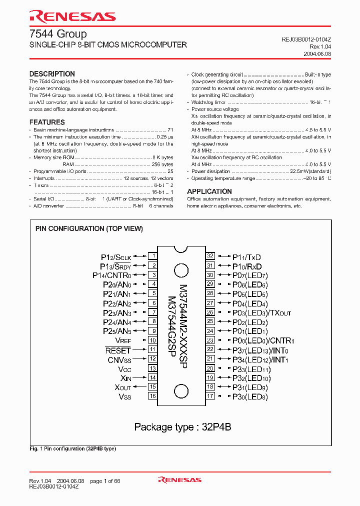 M37544M2-XXXGP_2914325.PDF Datasheet