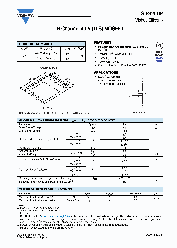 SIR426DP_2926045.PDF Datasheet