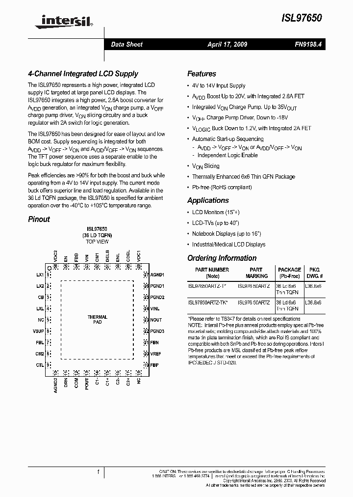 ISL9765009_2932182.PDF Datasheet