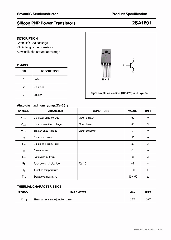 2SA1601_2932487.PDF Datasheet