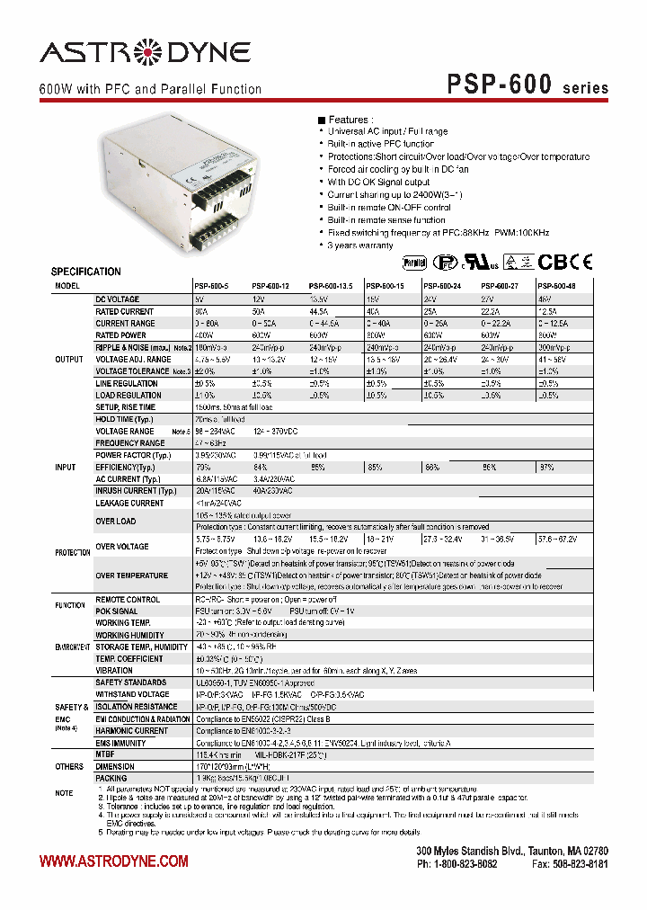 PSP-600_2933550.PDF Datasheet