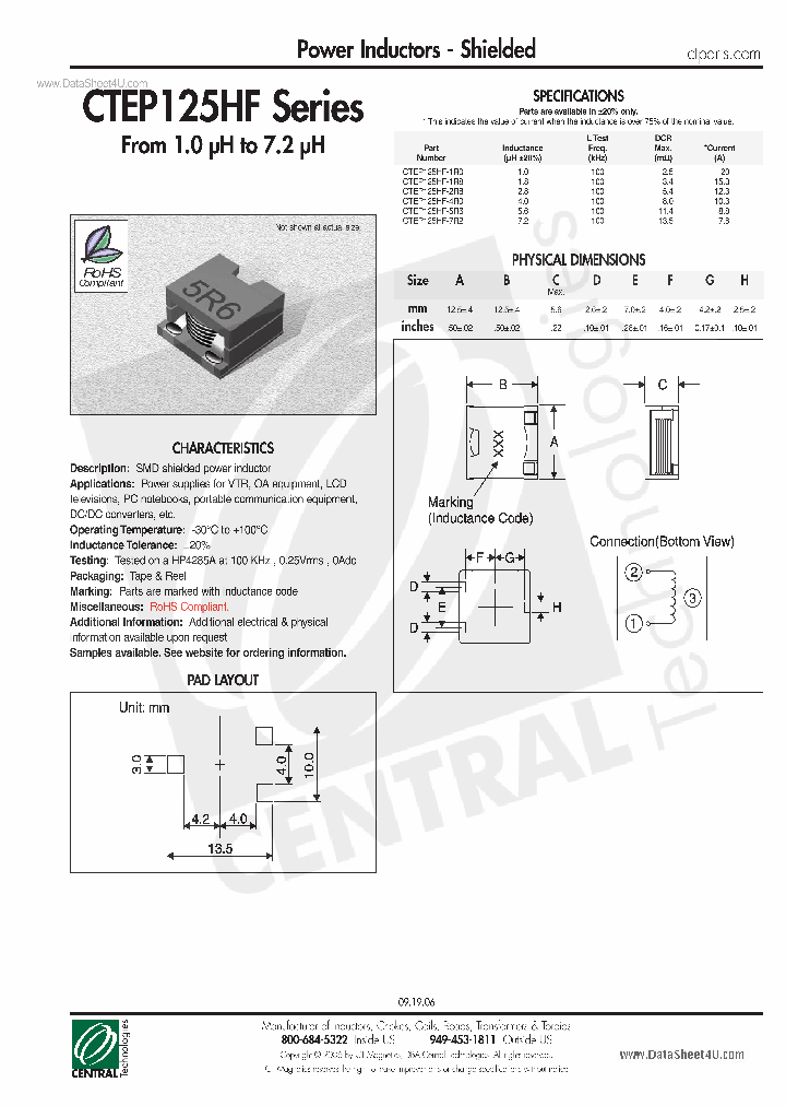 CTEP125HF_2939546.PDF Datasheet