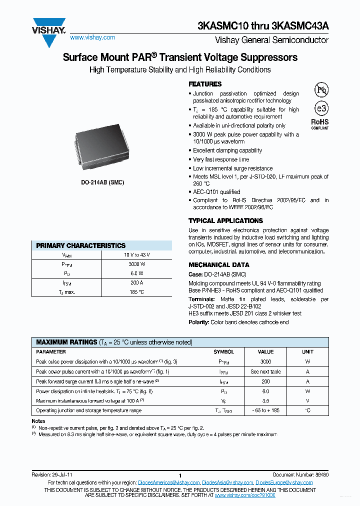 3KASMC10_2940700.PDF Datasheet