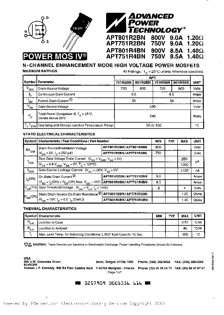 APT801R2BN_2950759.PDF Datasheet