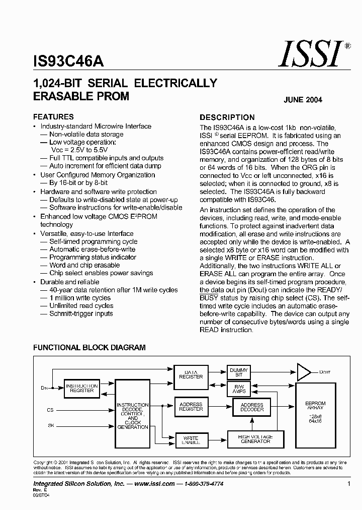 IS93C46A-3GLI_2962253.PDF Datasheet