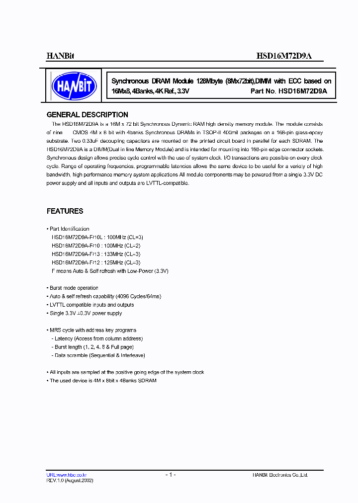 HMD16M72D9A-13_2966067.PDF Datasheet