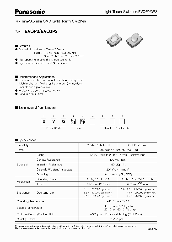 EVQP2_2967086.PDF Datasheet