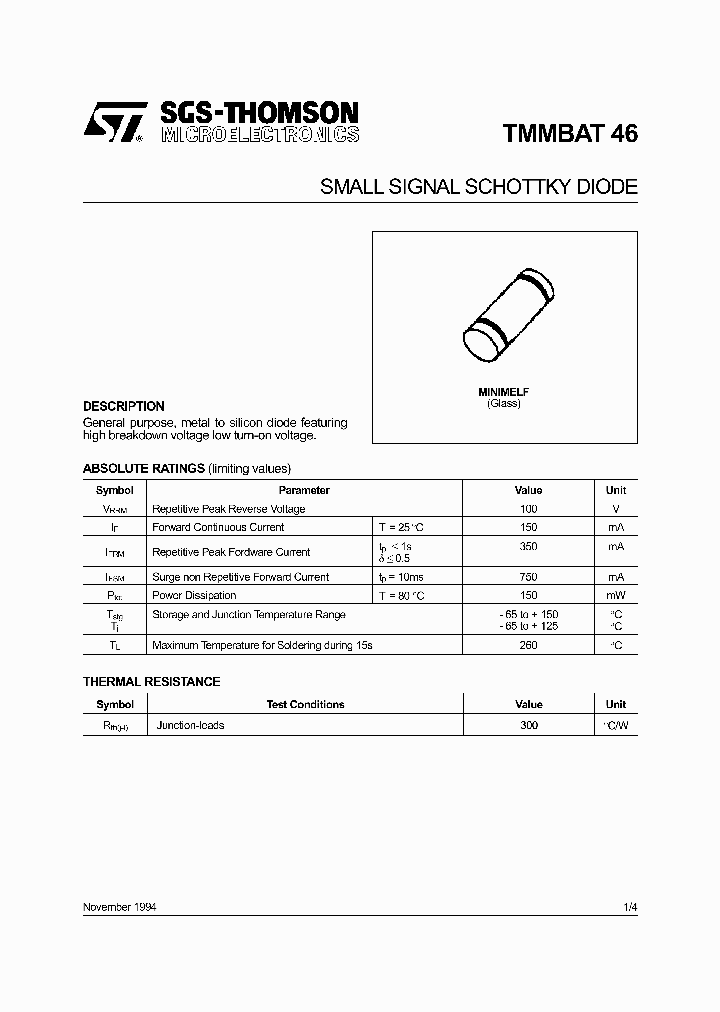 TMMBAT46_2977985.PDF Datasheet