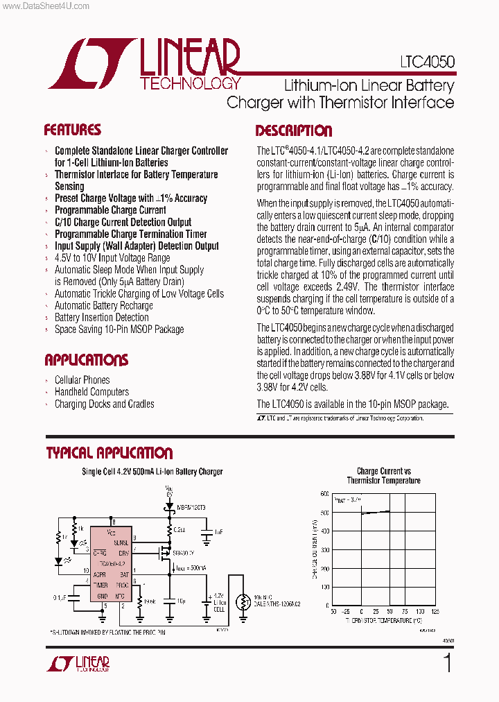 LTC4050_2978438.PDF Datasheet