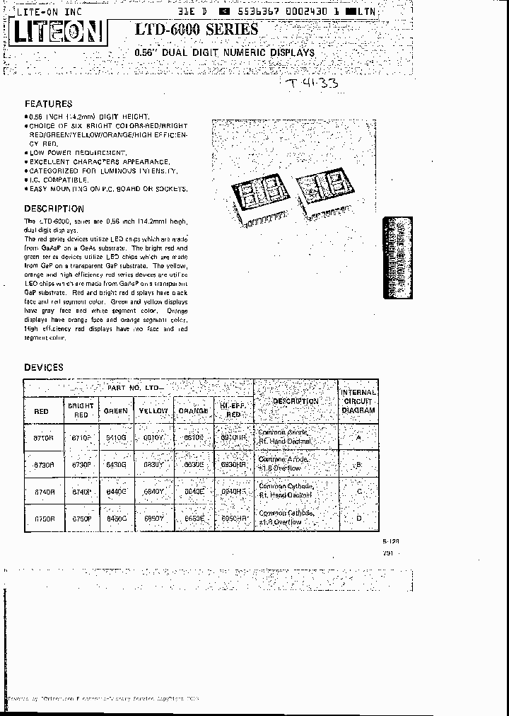 LTD6710R_2991339.PDF Datasheet