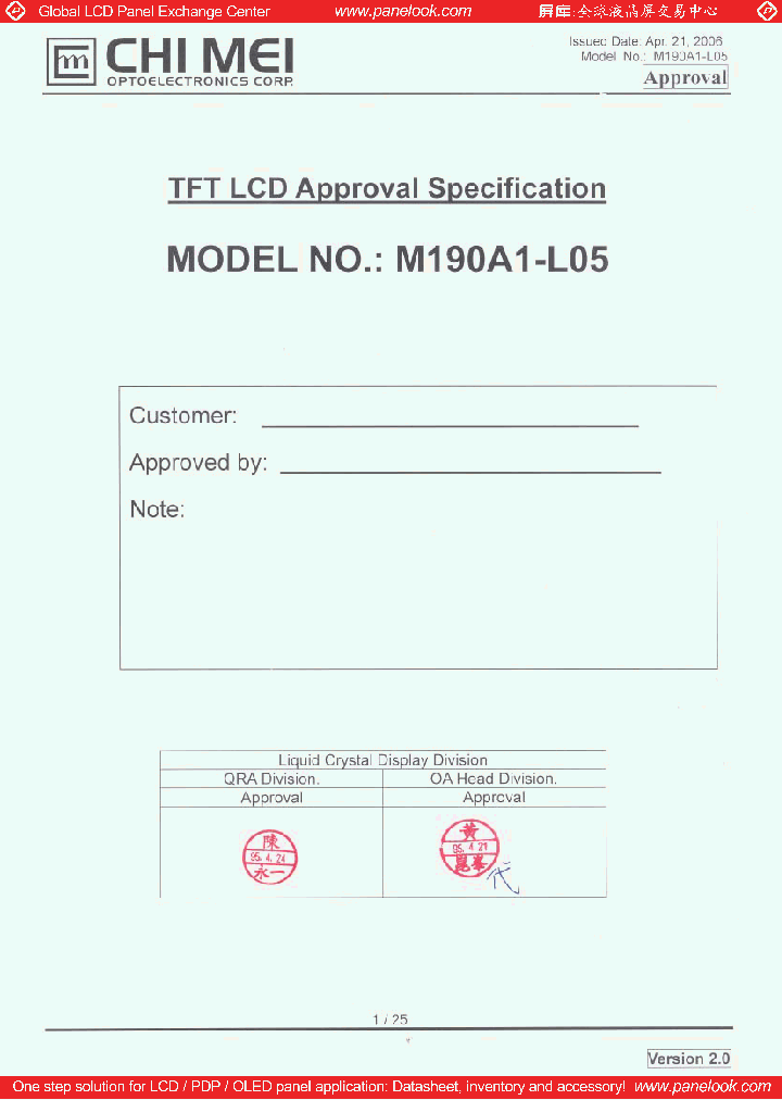 M190A1-L05_2993881.PDF Datasheet