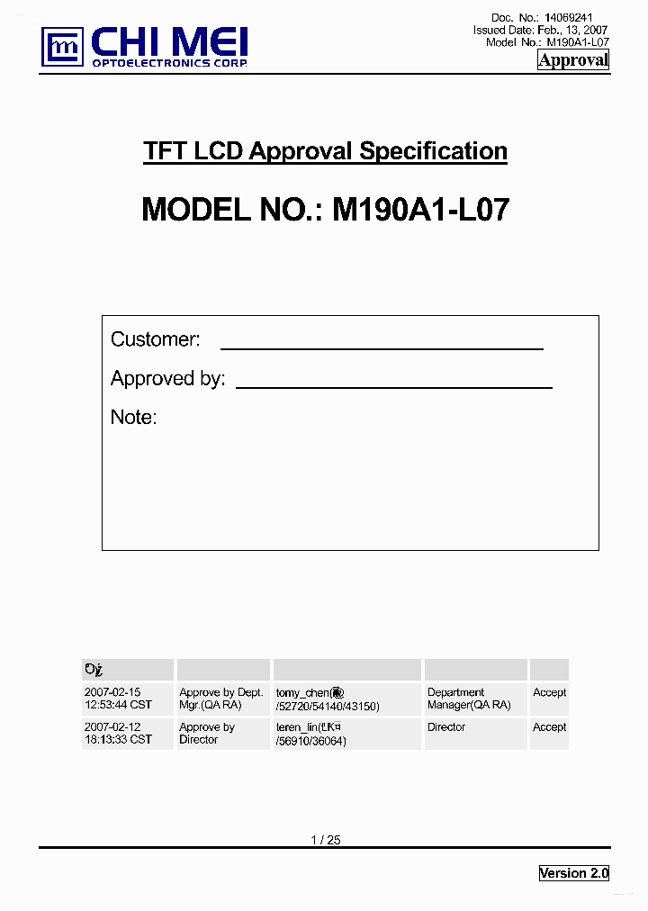 M190A1-L07_2993882.PDF Datasheet