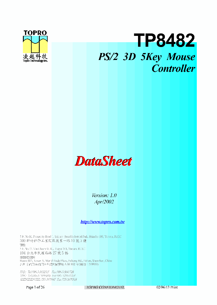 TP8482_3000535.PDF Datasheet
