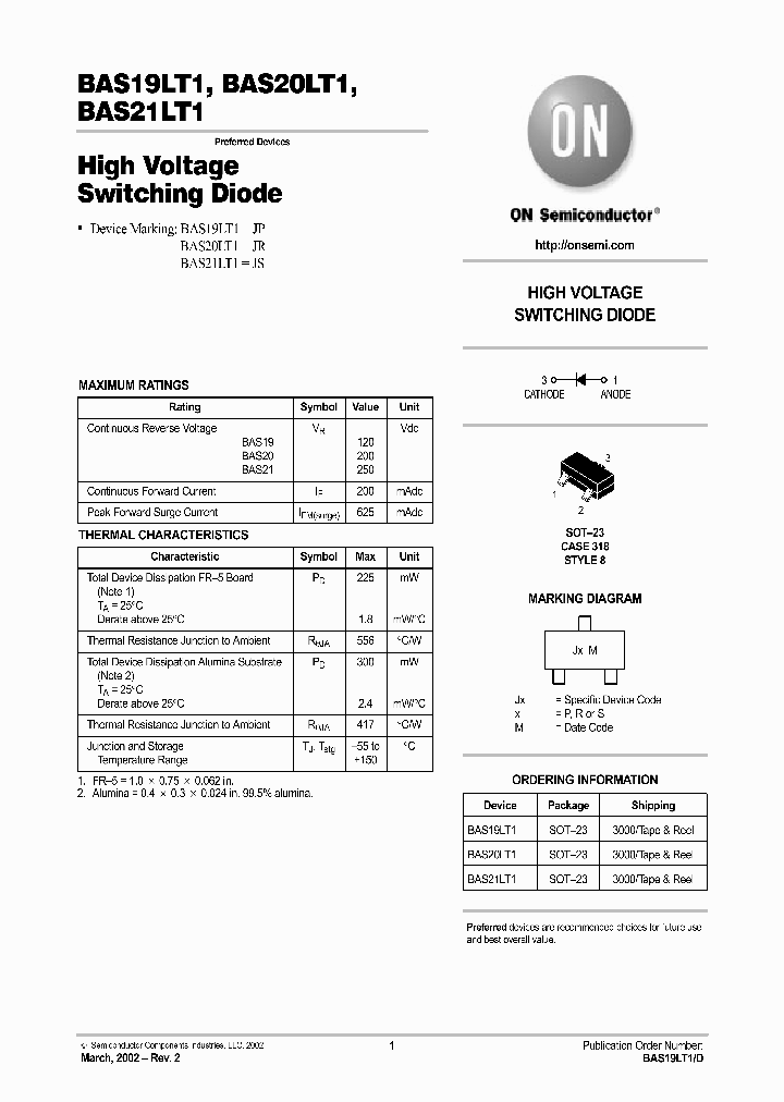 BAS19LT1-D_3002006.PDF Datasheet