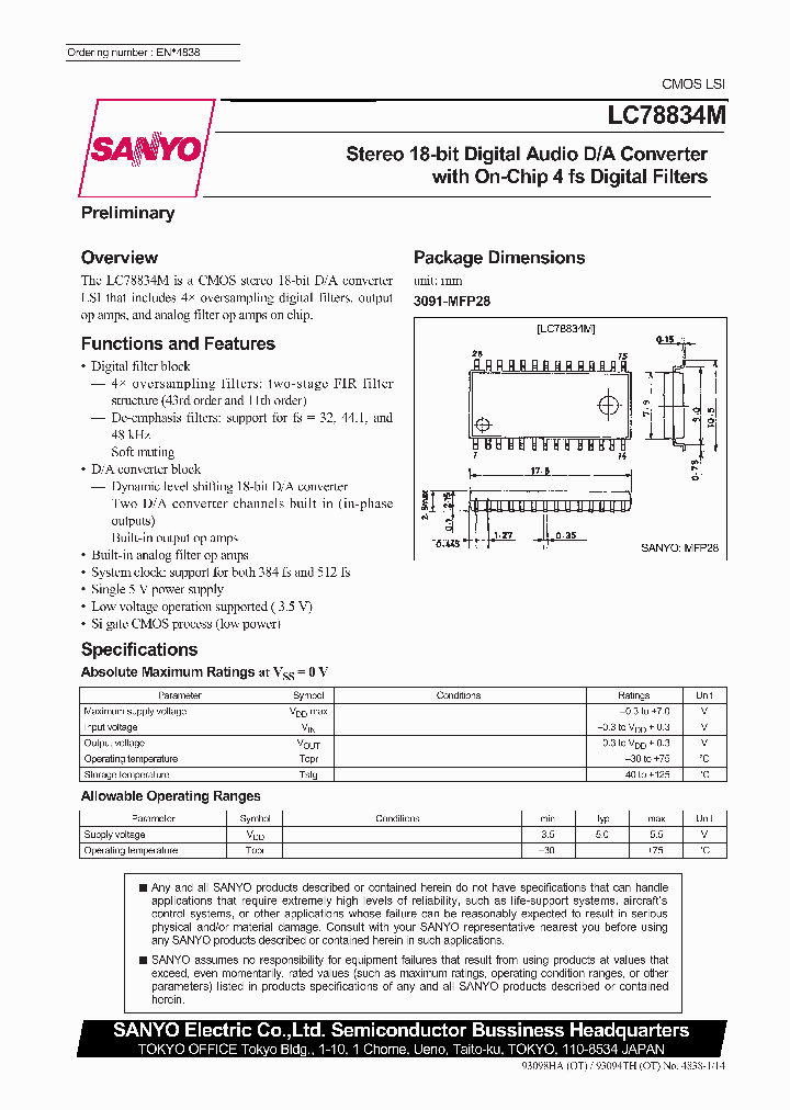 LC78834M_3031427.PDF Datasheet