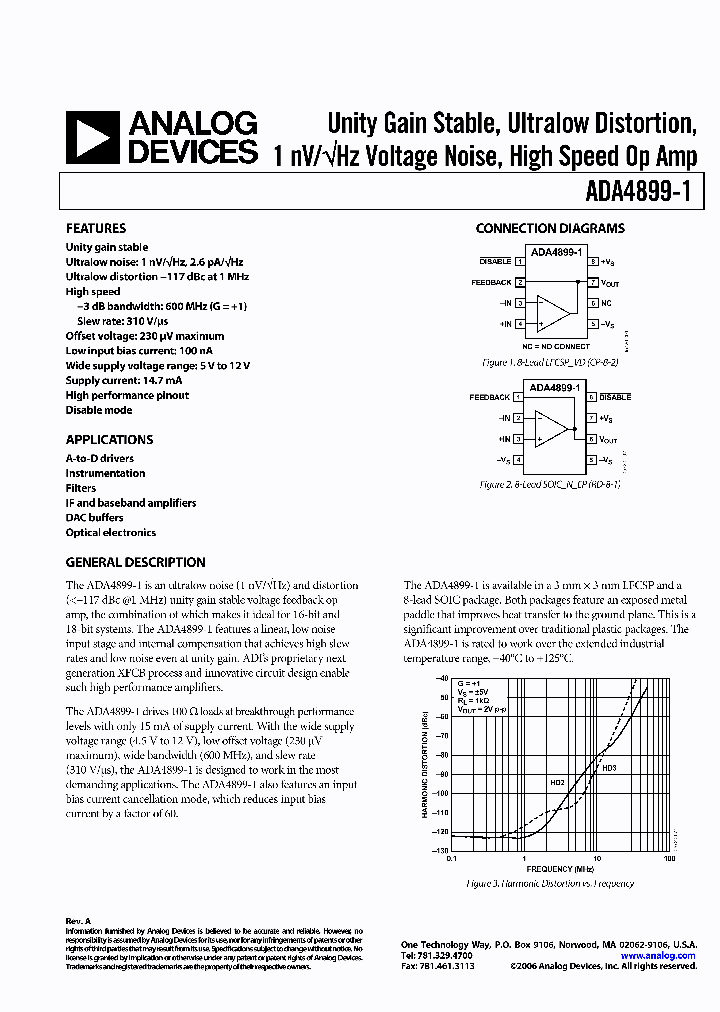 ADA4899-1YCPZ-R7_3029801.PDF Datasheet