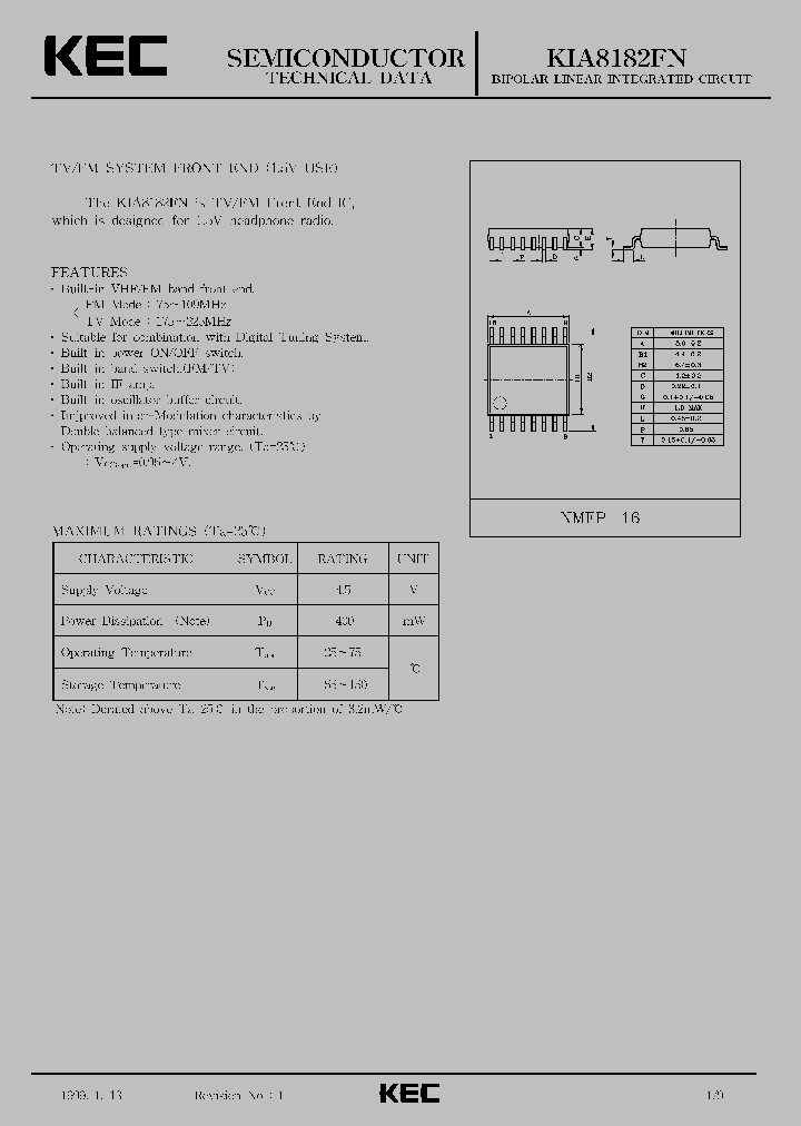 KIA8182FN_3057265.PDF Datasheet