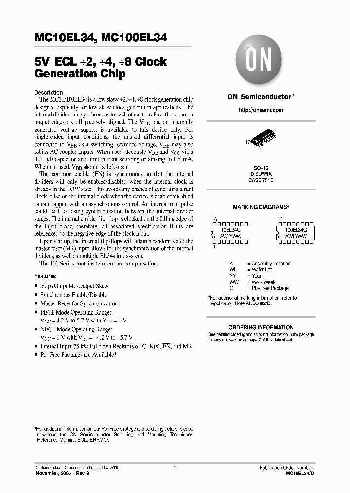 MC10EL34_3057867.PDF Datasheet