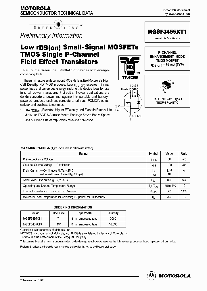 MGSF3455XT1_3061548.PDF Datasheet