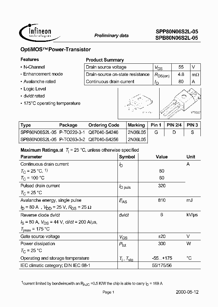 SPP80N06S2L-051_3064757.PDF Datasheet