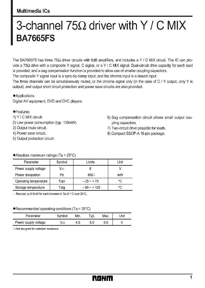 BA7665FS_3073835.PDF Datasheet