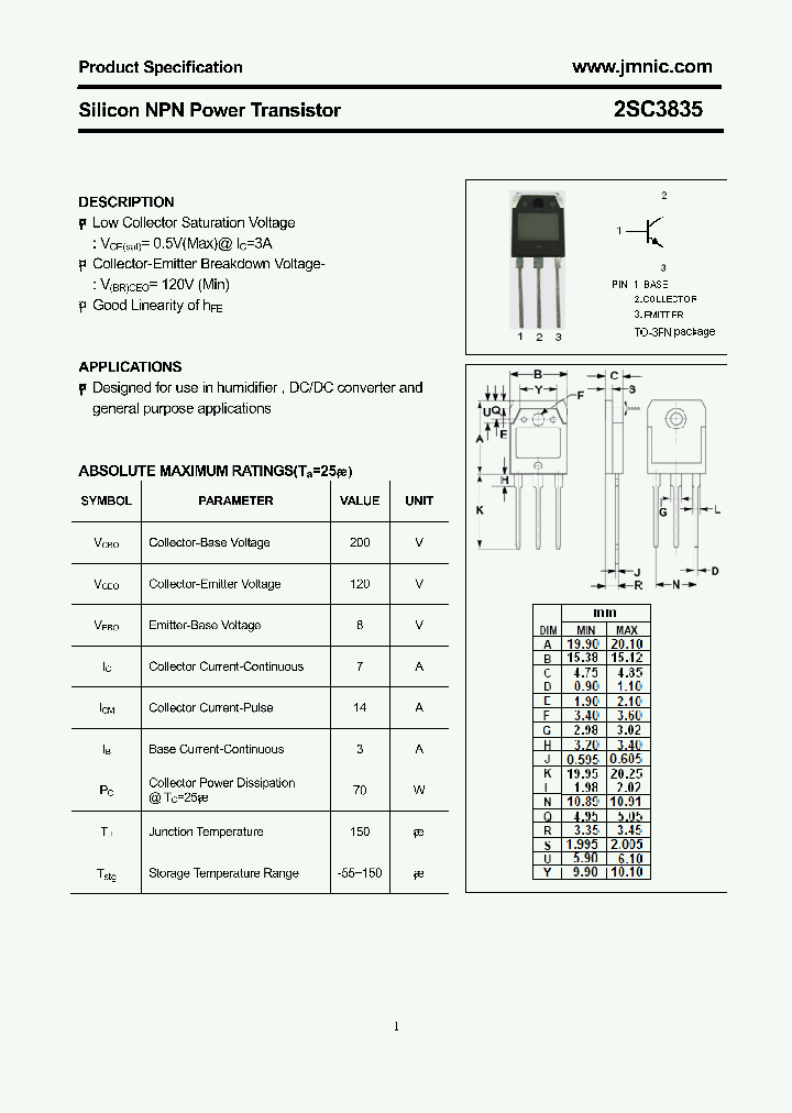 2SC3835_3084418.PDF Datasheet