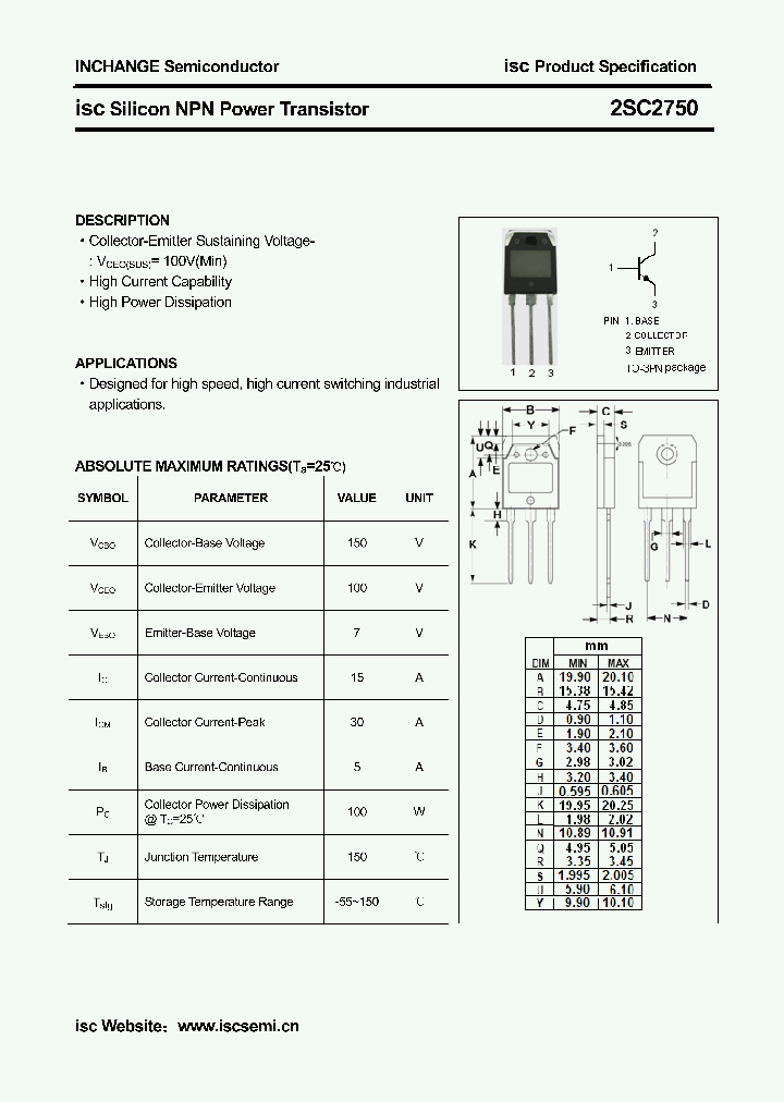 2SC2750_3085339.PDF Datasheet