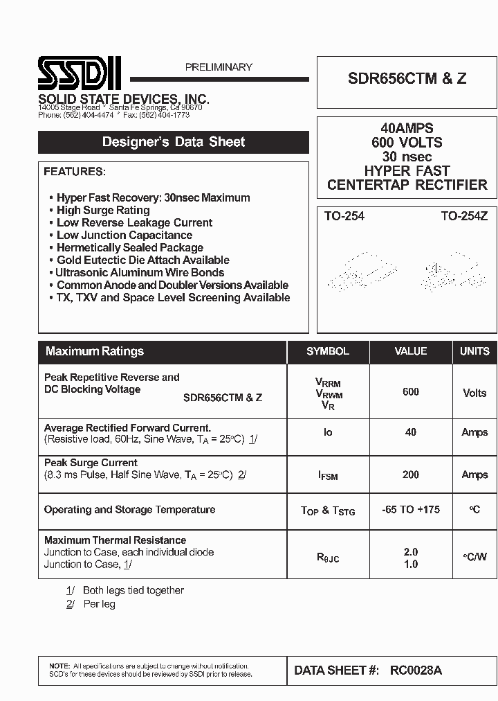 SDR656CTMZ_3091349.PDF Datasheet