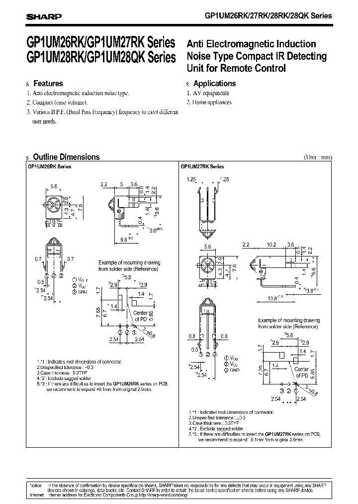 GP1UM28RK_3101174.PDF Datasheet