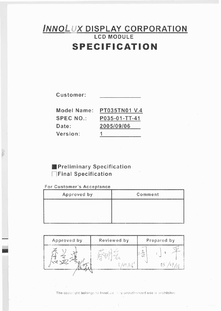 PT035TN01-V4_3108290.PDF Datasheet