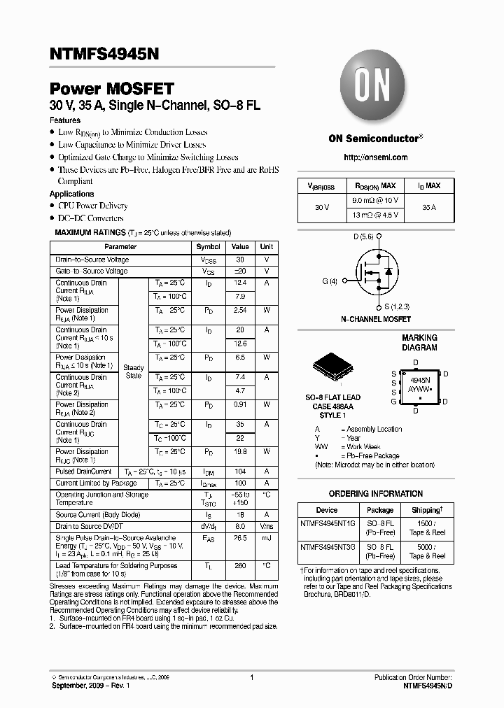 NTMFS4945N_3116963.PDF Datasheet