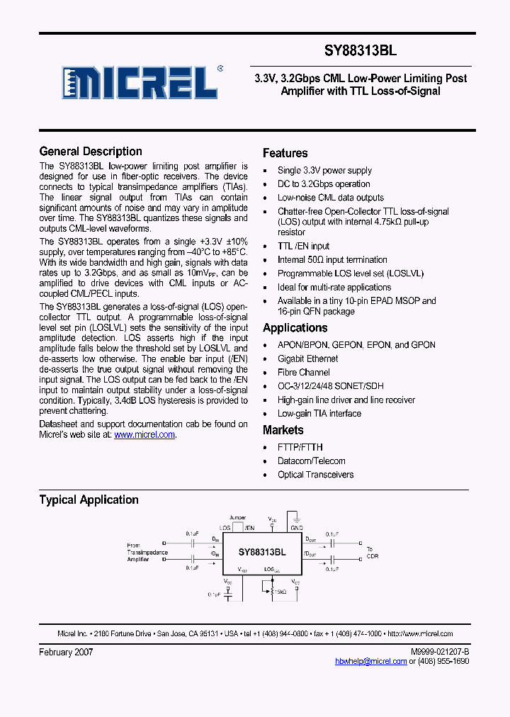 SY88313BL11_3119217.PDF Datasheet