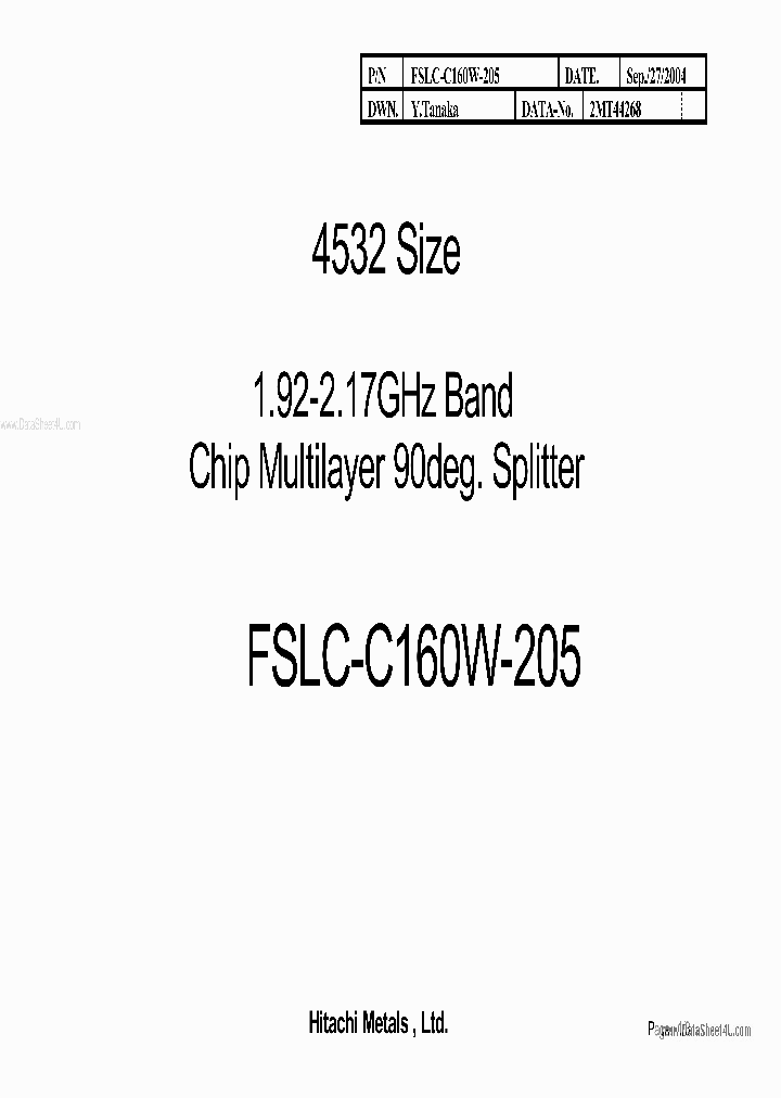 FSLC-C160W-205_3122638.PDF Datasheet