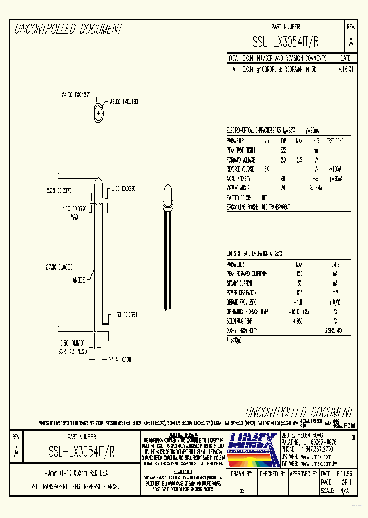 SSL-LX3054ITR_3128660.PDF Datasheet
