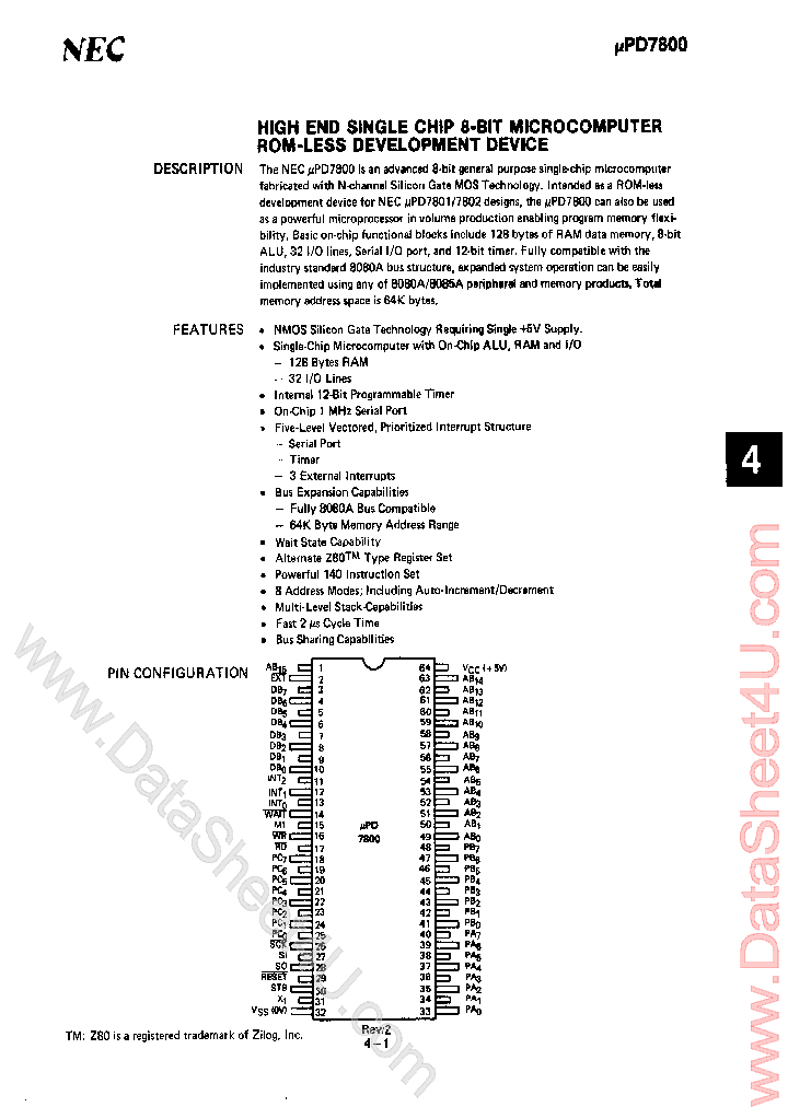 UPD7800_3135045.PDF Datasheet
