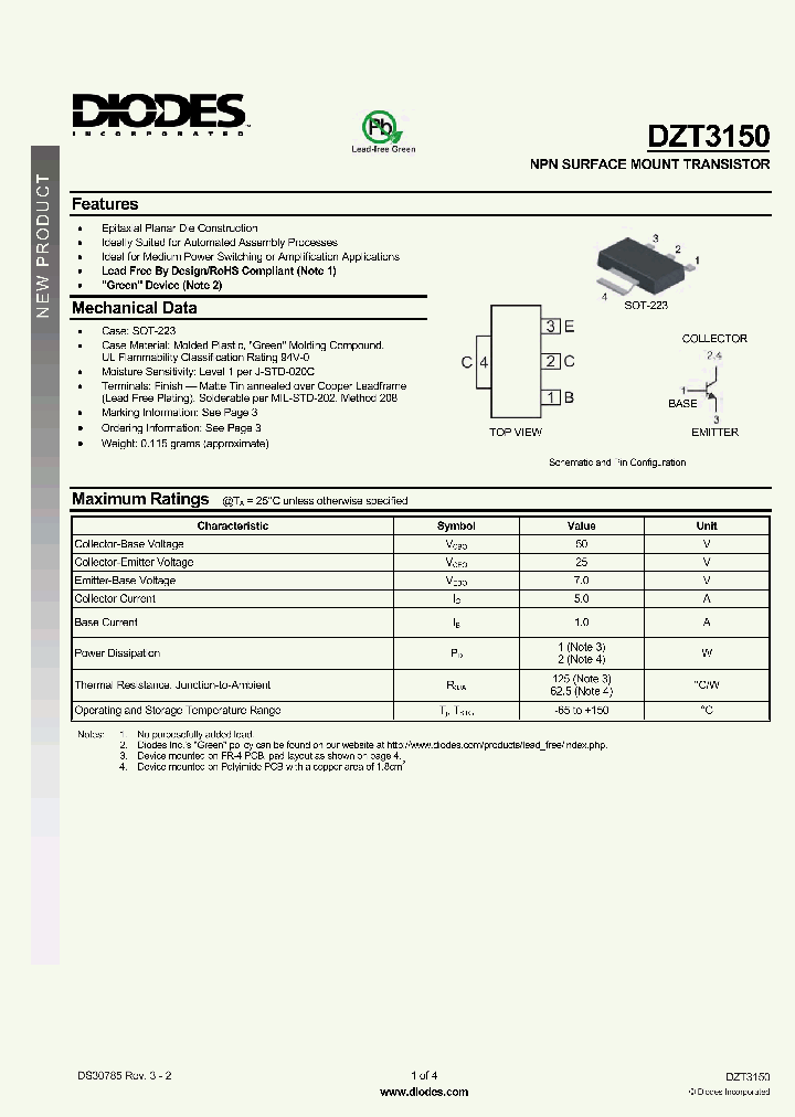 DZT3150-13_3143380.PDF Datasheet