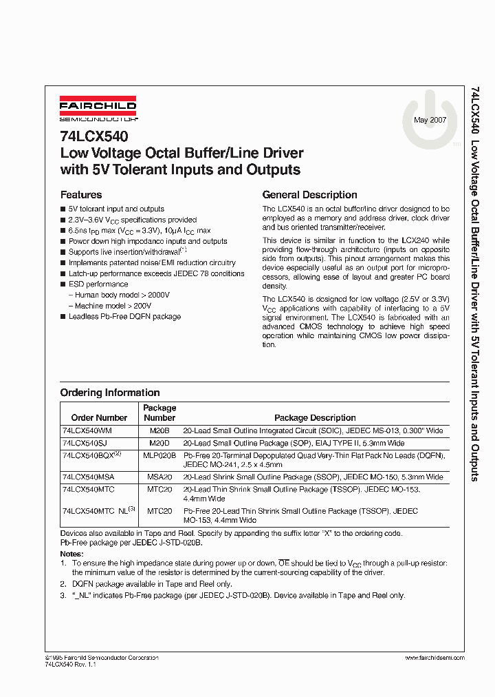 74LCX540MTC-NL_3157078.PDF Datasheet