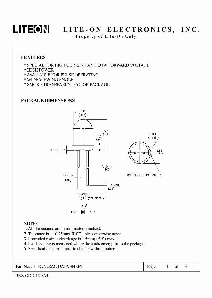 LTE-5228AC_3161912.PDF Datasheet