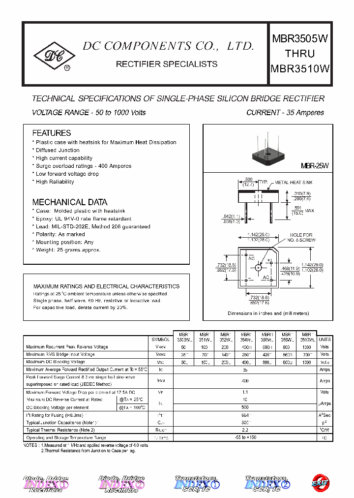 MBR3510W_3172144.PDF Datasheet