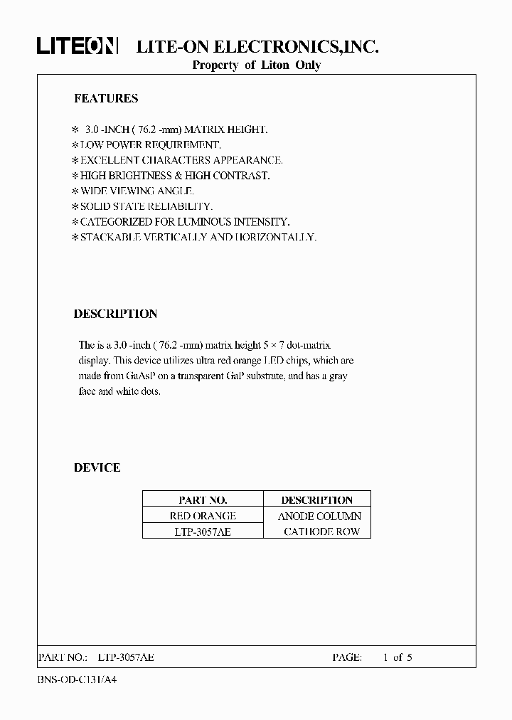 LTP-3057AE_3173992.PDF Datasheet