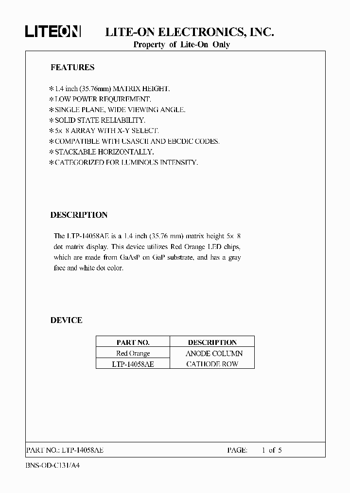 LTP-14058AE_3173441.PDF Datasheet