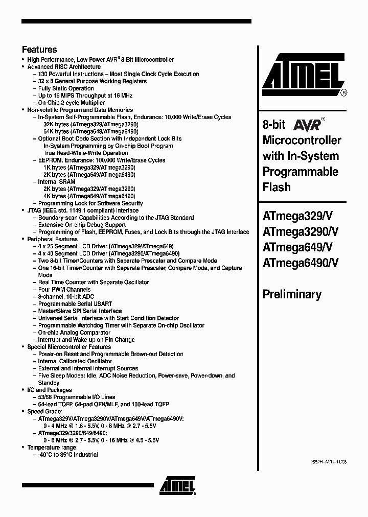 ATMEGA6490_3207533.PDF Datasheet