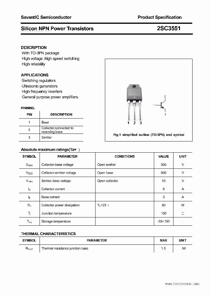 2SC3551_3210341.PDF Datasheet