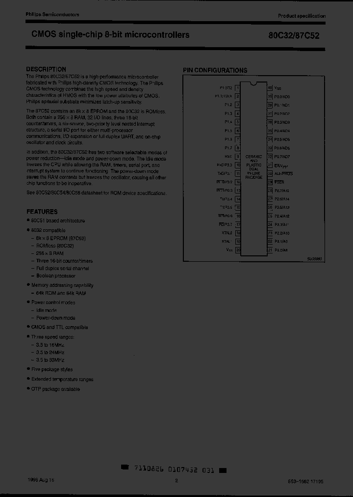 87C52EBAA_3235612.PDF Datasheet