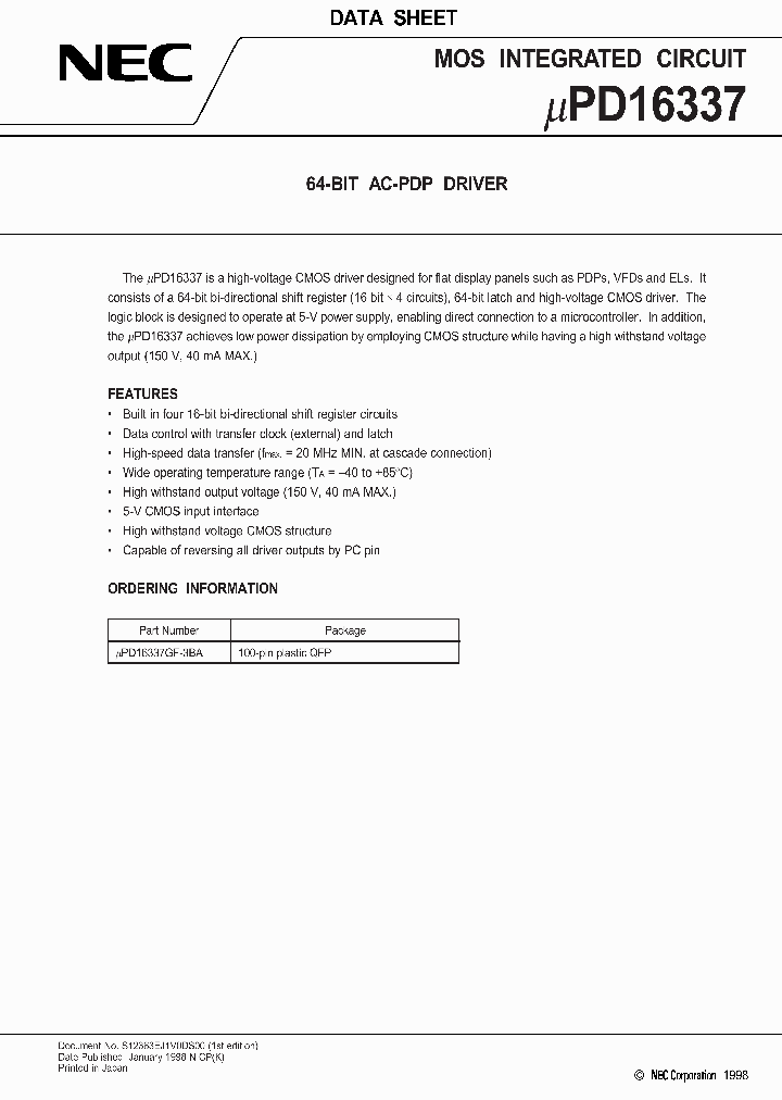 UPD16337W_3240503.PDF Datasheet